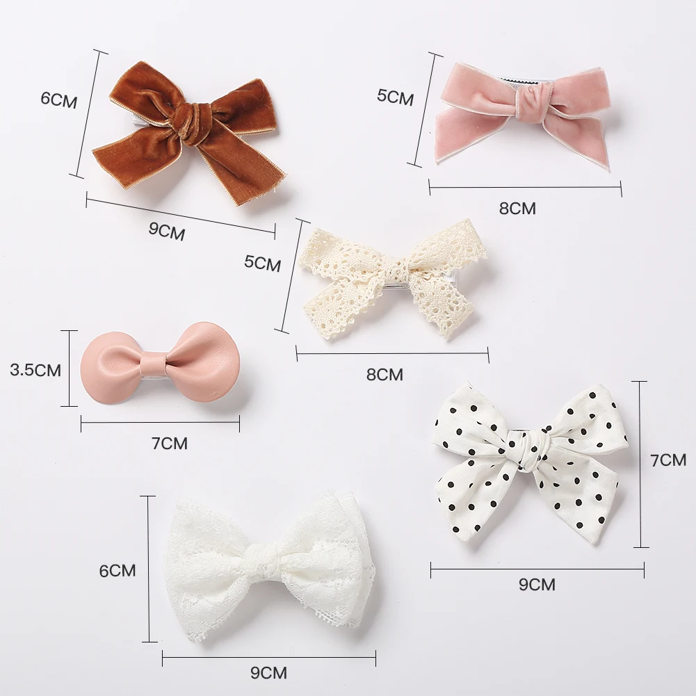 4PCS Leopard Bow Hair Clips Set 2