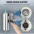 AUTOOL C100 Car Fuel Injector Cleaning Machine Cleaner Tester Универсальный Не Демонтируемый Инструмент Автоматический Двигатель Бензиновая Дроссельная форсунка