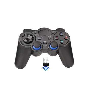 

2PCS 2.4G Game Controller Wireless Gamepad Joystick For PS3 Android TV Box Analog Sticks With 2 OTG Adapter 2 USB Receiver d25