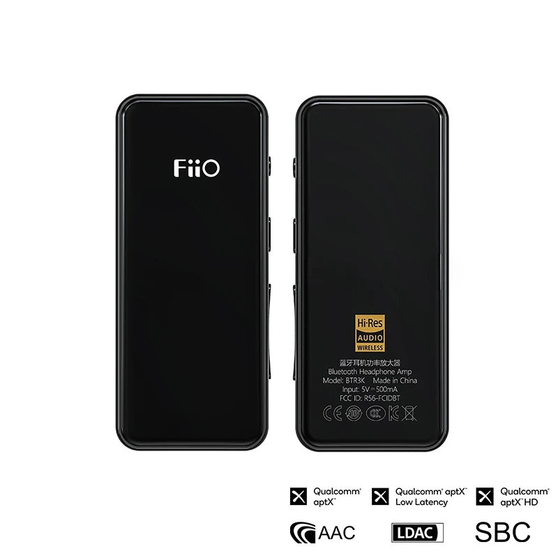 FIIO BTR3K Dual AK4377A Balanced Bluetooth 5.0 Amp USB DAC support LDAC/aptX HD Lossless HiFi Codecs 2.5/3.5mm HIFI Amplifier