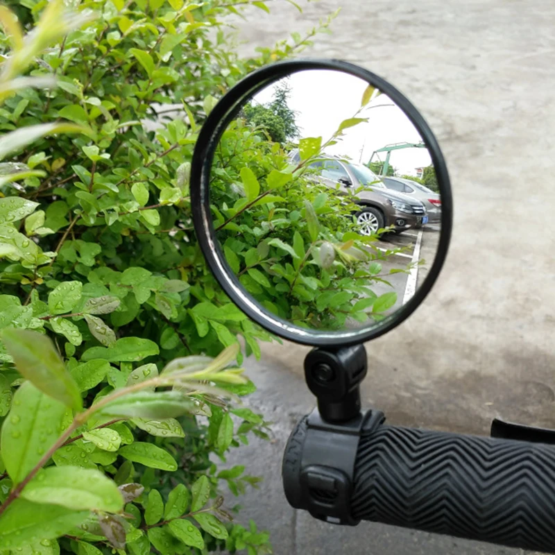 

1*Rear View Mirror Flexible Rear View Convex Mirror 360 Rotating For Cycling Bike Bicycle Handlebar For Bike Cycling
