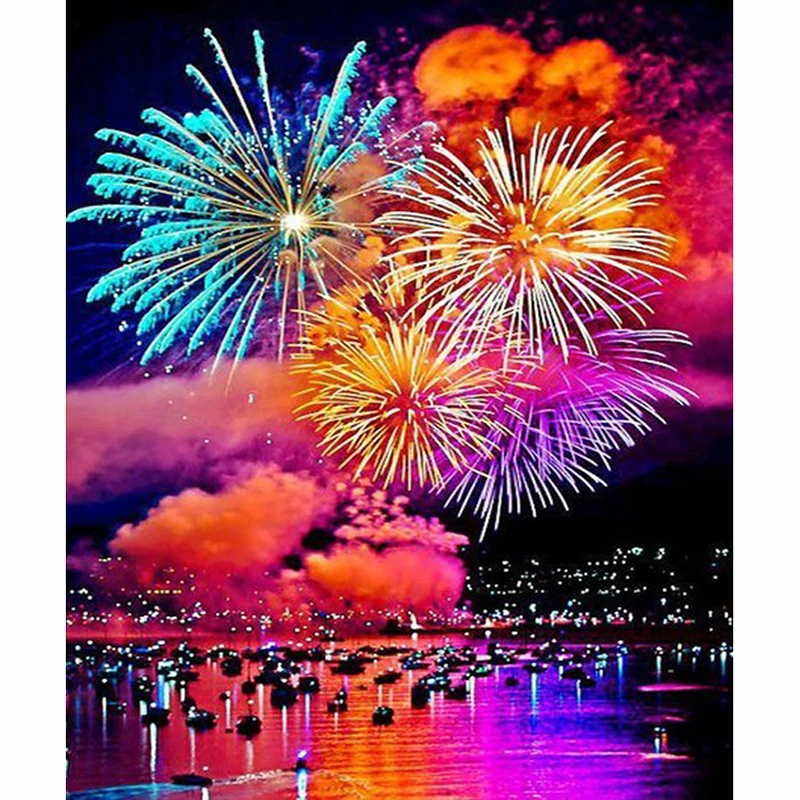 5d diamond painting full drill square natural scenery Picture Ever Moment Diamond Embroidery Christmas Decorations for Home | Дом и сад
