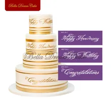 С днем рождения/юбилея/поздравление сетчатые трафареты для торта трафарет для торта шаблон для украшения торта инструмент для выпечки
