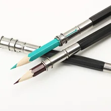 Регулируемая двойная головка карандаш расширитель держатель эскиз Школа Офис искусство инструмент для письма 1 шт