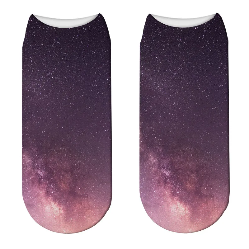 Носки женские короткие с 3D принтом повседневные дамские Чулочные изделия в стиле