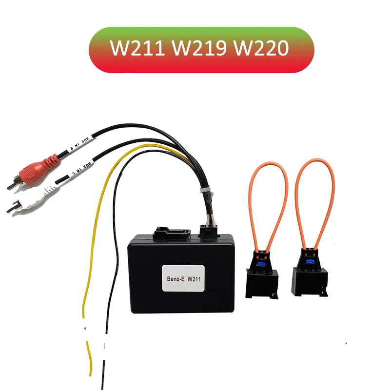 

For Mercedes Benz W211 W219 W220 Fiber Recoder Car Aux Optical Fiber Most CDS Box Cable E CLS SLK CL S Class amplifier adptor