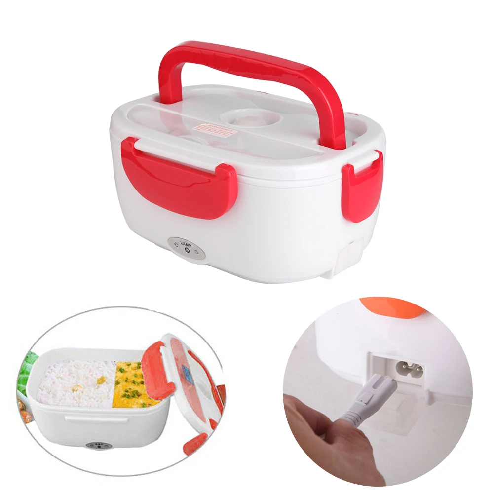 

Portable Electric Heating Lunch Box PTC Heating Element Safer and Convenient Food Heater Rice Container Kitchen Tools