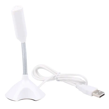 

USB Computer Microphone Desktop Omnidirectional Condenser PC Laptop Microphone for Gaming Live DU55