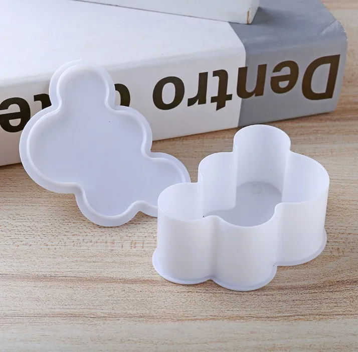 2 шт кавайная пластиковая коробка для конфет в форме облака, для дня рождения ребенка, для душа, персональная Подарочная коробка для шоколада