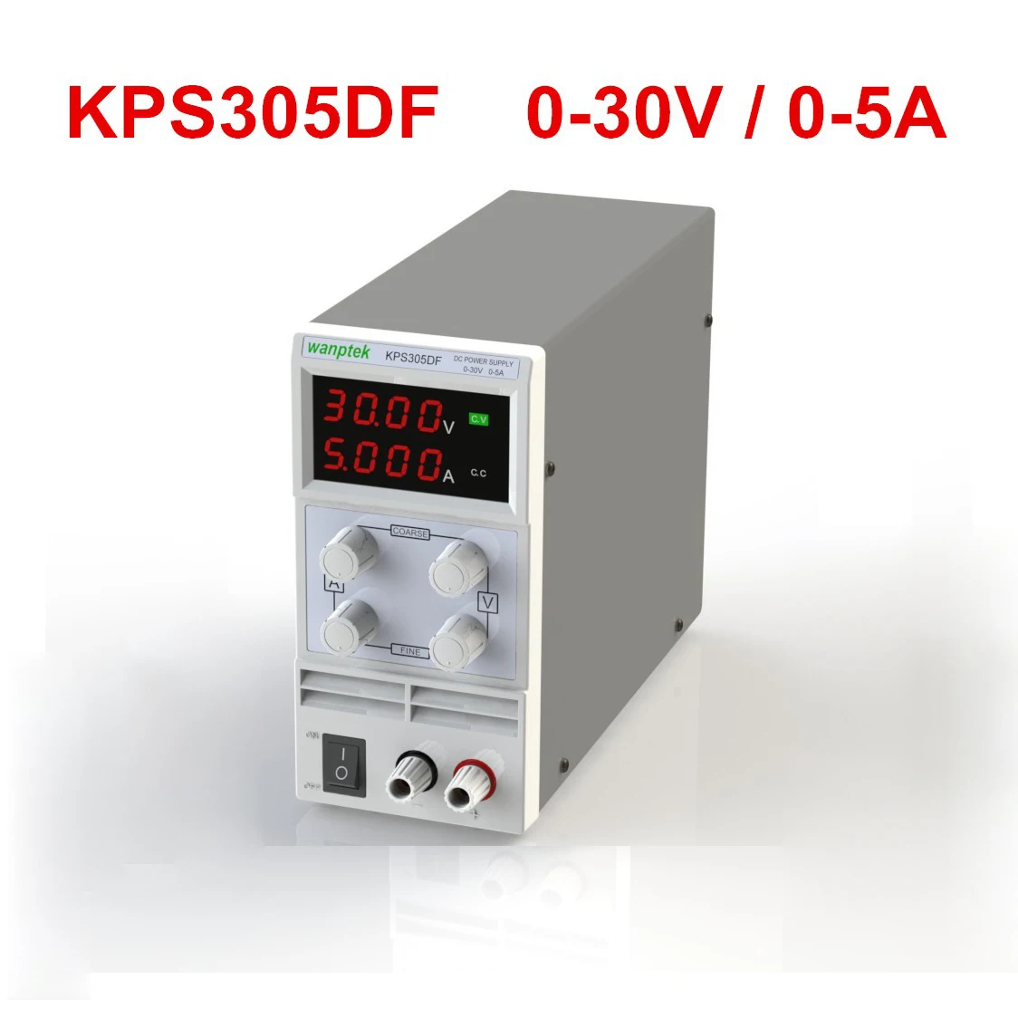 

Free shipping KPS305DF 0-30V/0-5A 110V-230V 0.1V/0.001A EU LED Digital Adjustable Switch DC Power Supply mA display Convertible