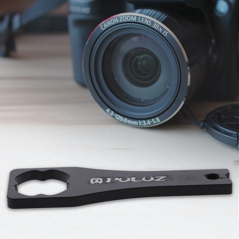 PULUZ 3 Way поворотный рычаг с длинными винтами для GoPro Hero 5 Black Edition & CNC алюминиевый