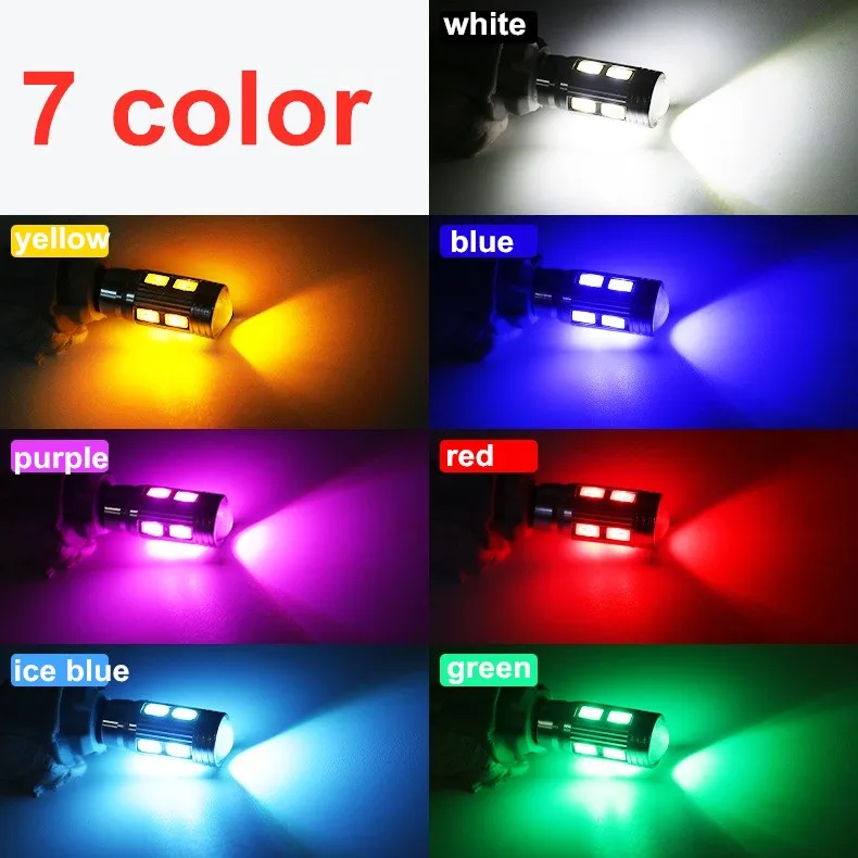 T10 LED Canbus No error 12V   5630 10SMD 5W5 LED ڵ Ʈ Ŭ   Singal  ȣ Ʈ