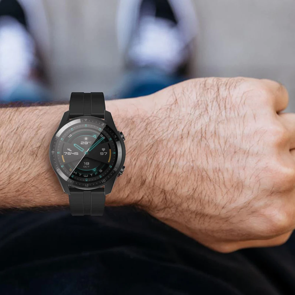 The soft TPU plating case for HUAWEI Watch GT 2 46mm protects the bumper case in 3