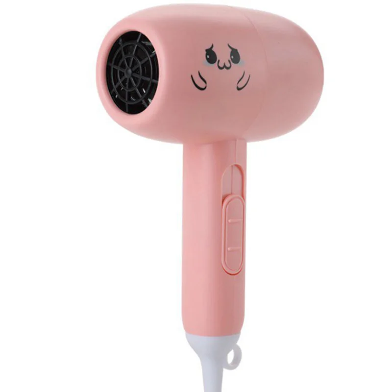 pink Мини-фен для волос, рассеиватель для студентов, домашний, 550 Вт, профессиональный, быстросохнущий, портативный, складная ручка для путешествий - Цвет: pink