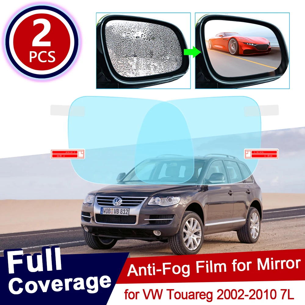 Для Volkswagen VW Touareg 2002~ 2010 7L полное покрытие анти-туман фильм Зеркало заднего вида аксессуары 2003 2004 2005 2006 2007 2008 2009