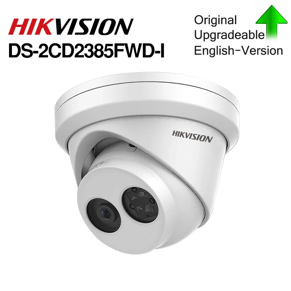 Hikvision оригинальная ip-камера DS-2CD2385FWD-I 8MP сетевая камера видеонаблюдения H.265 CCTV безопасности слот для sd-карты POE WDR