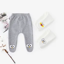 Новое поступление, лосины для мальчиков и девочек на осень и зиму, модные мягкие детские штаны для девочек 0-2 лет