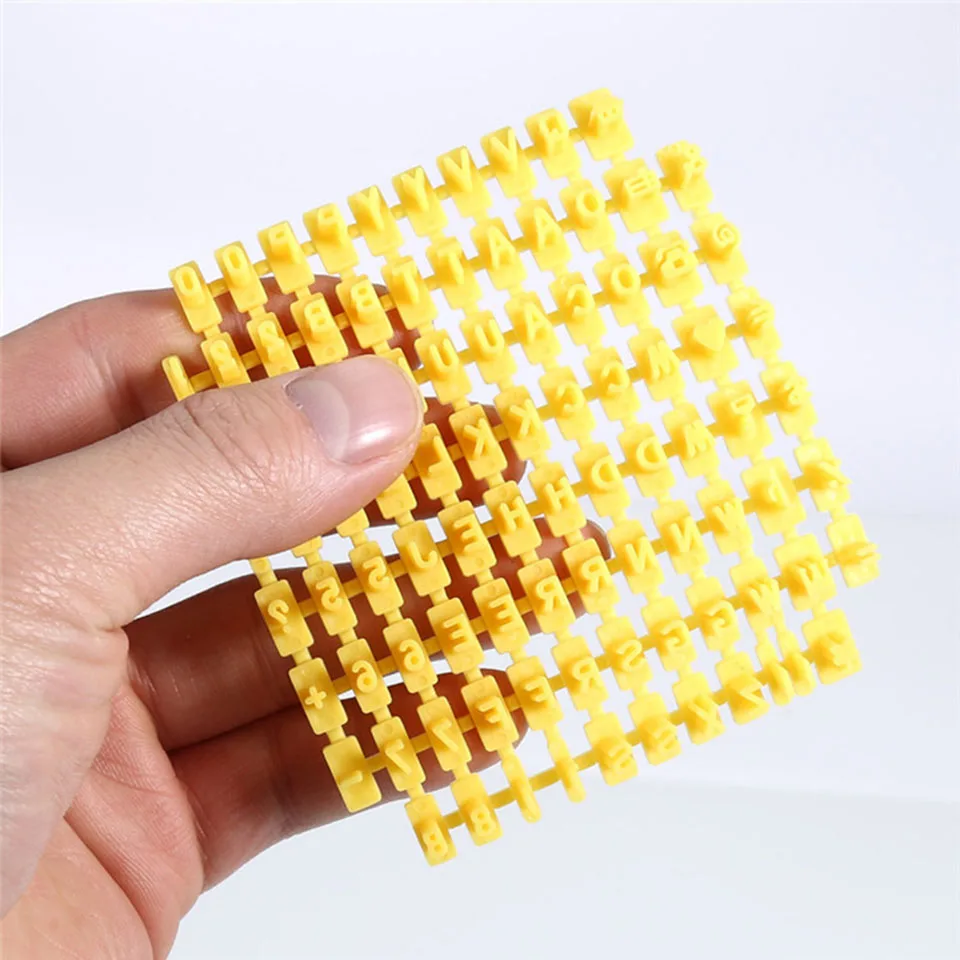 1 комплект английские алфавитные формочки для печенья с буквенным номером пресс