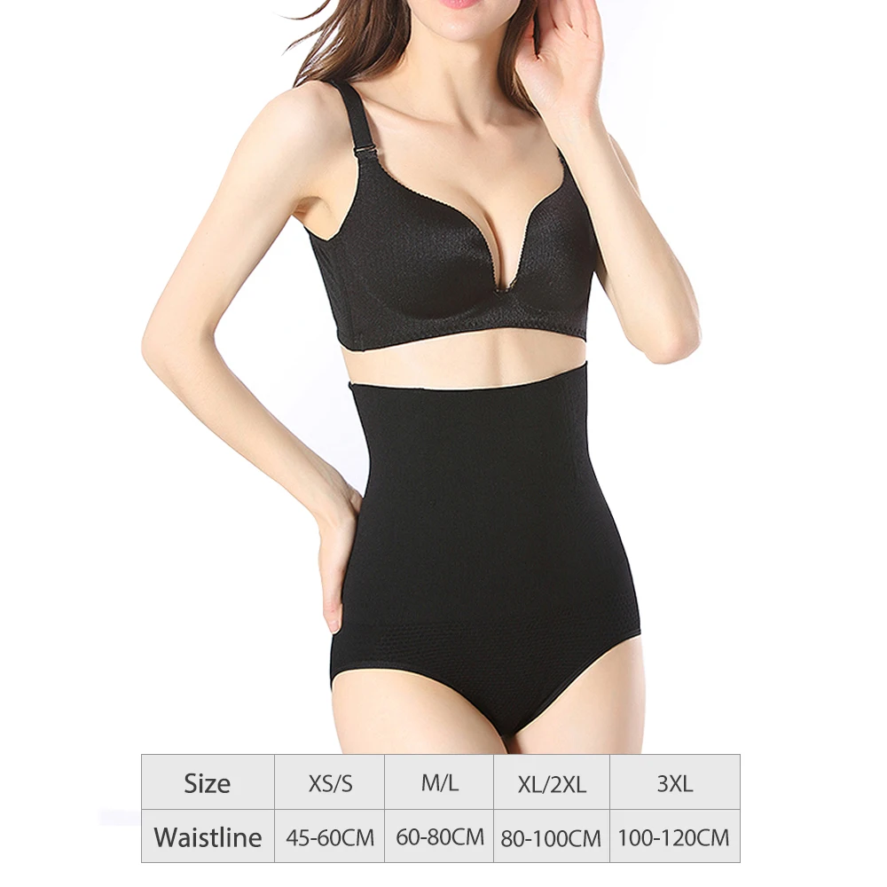 Женские Бесшовные корректирующие трусики с высокой талией дышащее улучшенное