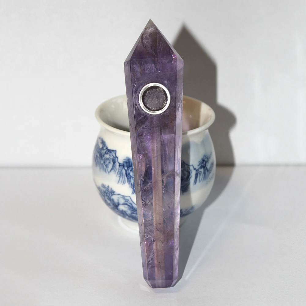 Купить Runyangshi 1 шт. 135 мм Природный аметист кристаллические ...