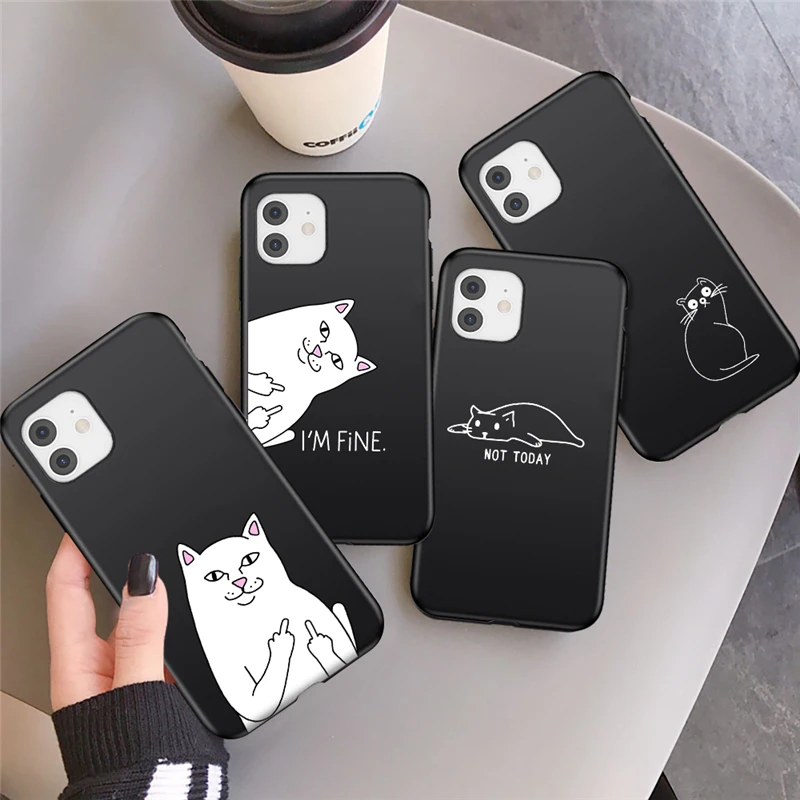 Funny Black And White Animal Case For iPhone 1