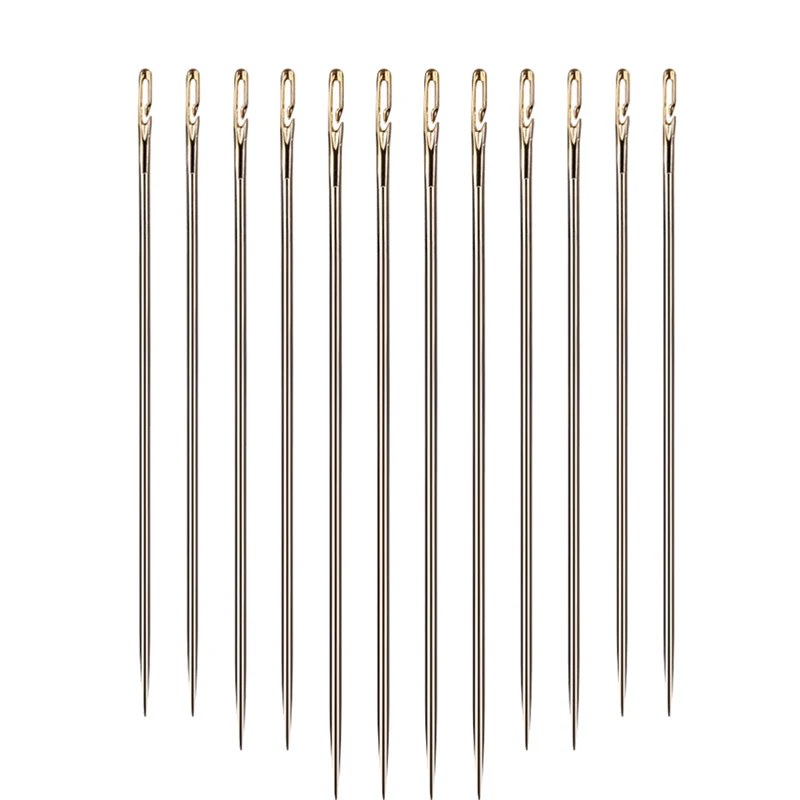 12-контактная многоразмерные х боковое отверстие швейные иглы Нержавеющая сталь