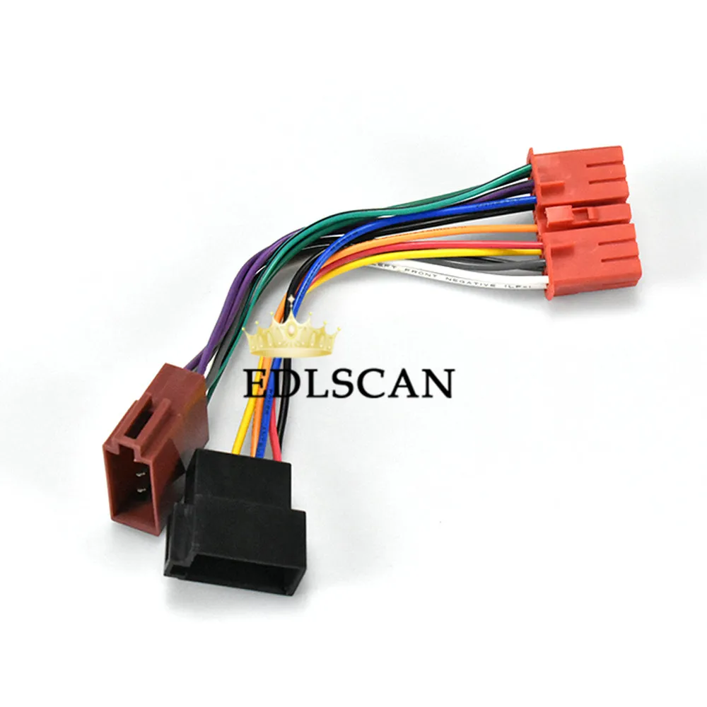 EDLSCAN 12-137 Авто Аудио разъем для Nexia для Espero 1995+ ISO радио Кабель-адаптер ISO жгут проводов 12-137