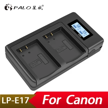 

Palo LP-E17 LPE17 USB LCD Dual Charger Battery Charger For Canon EOS M3 750D 760D T6i T6s 8000D Kiss X8i Camera
