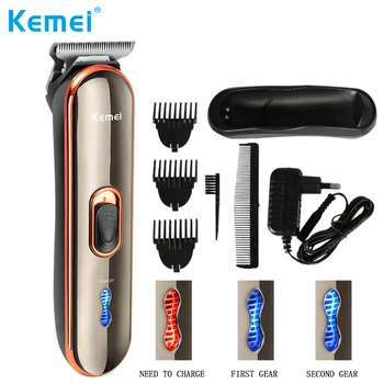 

Kemei Handheld Hair Clipper Fast Charging with Charging Holder Cordless Bald Hair Trimmer Two-speed haircut Machine