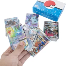 Juego de cartas Pokémon para niños, cartas de Pokémon en inglés, sol y luna, Pokémon, evoluciones, equipo, Vmax EX, 324 Uds.