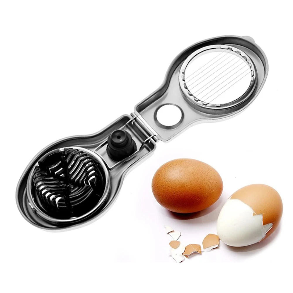 304 нержавеющая сталь, инструменты для приготовления яиц, 2в1, многофункциональная кухонная овощерезка, приспособления для резки яиц, горячая распродажа