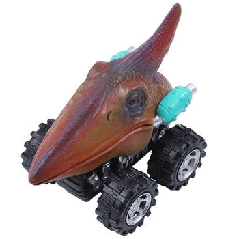

Children'S Day Gift Toy Dinosaur Model Mini Toy Car Back Of The Car Gift Pull Back Cars Hobby Kid Funny Gift