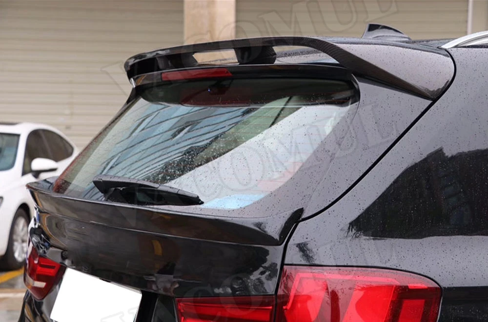 Углеродное волокно/FRP задний спойлер на крышу задние крылья для BMW X5 F15- лм стиль багажника спойлер автомобиля-Стайлинг