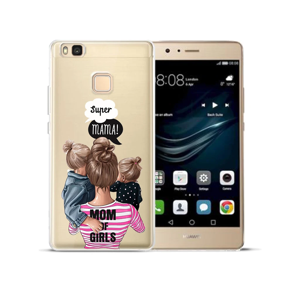 Мягкий ТПУ чехол для Huawei P8 P9 P10 Plus P20 P30 Lite Mate 10 20 Pro силиконовый с коричневыми
