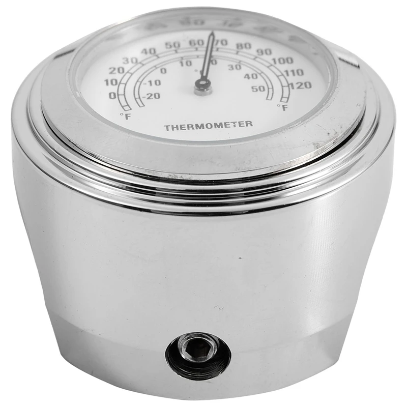 

Motorcycle Waterproof Handlebar Mount Dial Thermometer Motor Fittings Motorcycle Handlebars Tools