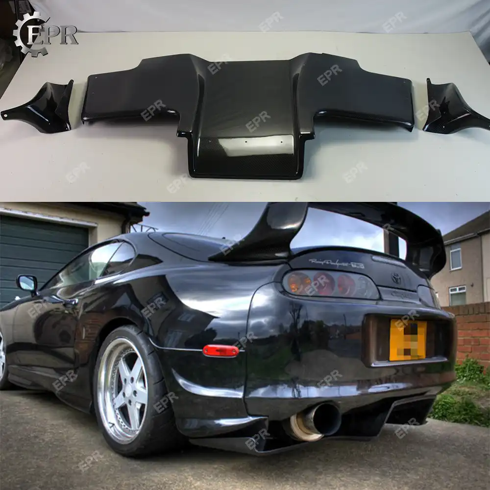 Carbon Hinten Diffusor Fur Toyota Supra Mk4 Jza80 1993 1998 Top Secert Carbon Fiber Diffusor Korper Kit Tuning Trim Fur Racing Teil Markisen Schutzhutten Aliexpress