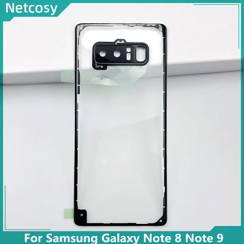 Для samsung S9 S9 Plus прозрачный корпус батареи задняя крышка для samsung Galaxy Note 8 Note 9 крышка батареи для samsung S9 дверной чехол