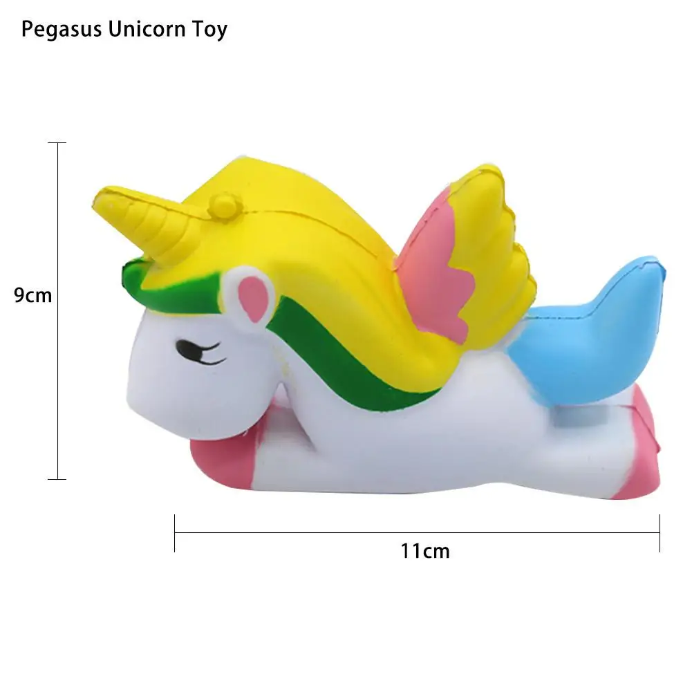 Распродажа Pegasus имитационный хлеб медленный отскок сжимающий коврик с запоминанием формы снимает стресс единорога игрушки