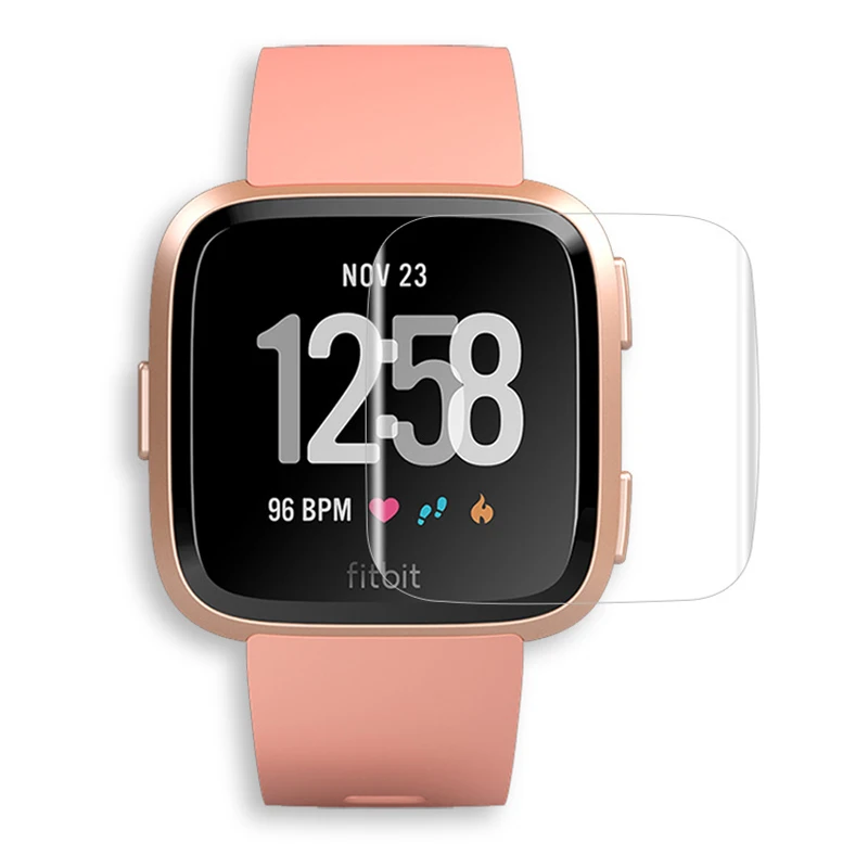 

For Fitbit Versa2 Smart Watch Accessories 2PCs Transparent Screen Film Waterproof Film Scratch Resistant Film TXTB1