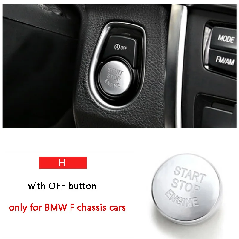 Кнопка запуска двигателя автомобиля замена крышки для BMW F шасси F10 F15 F25 F30 F34 F48 G30 G11
