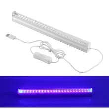 1,4 м Светодиодный УФ фонарь 2835SMD DJ Дискотека вечерние Blacklight UV Проблесковый Маяк светодиодные полосы света вечерние Клубные Usb интерфейс