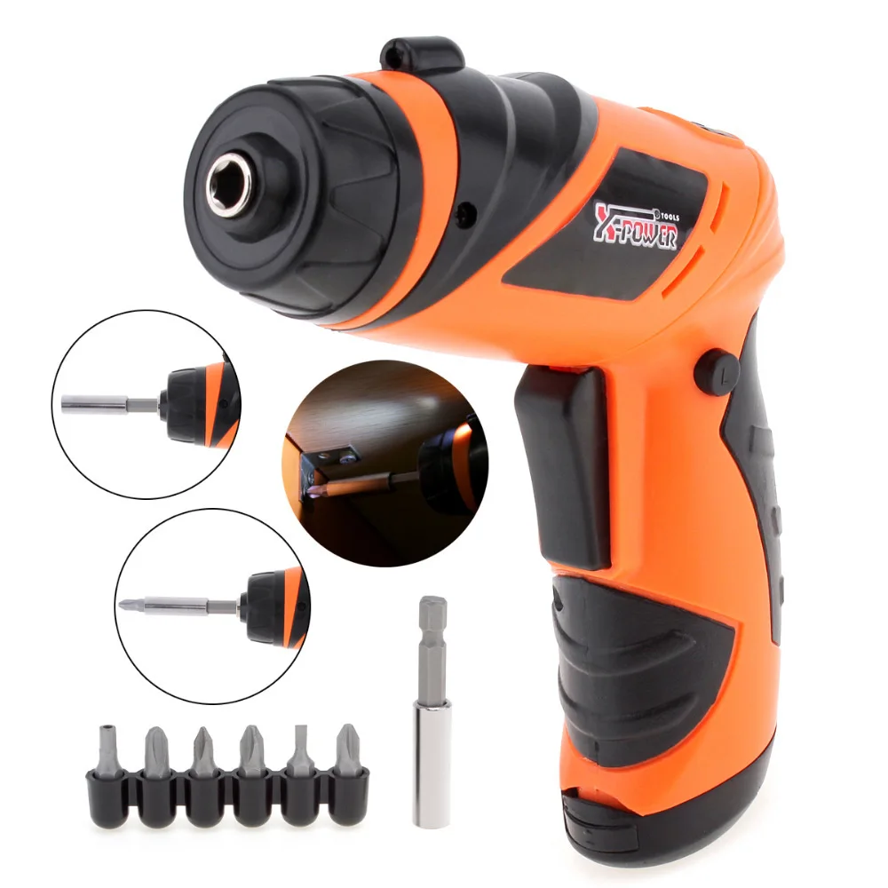 

Dry Electric-Electric Screwdriver Household Mini Rotating Dual Purpose Set Bit