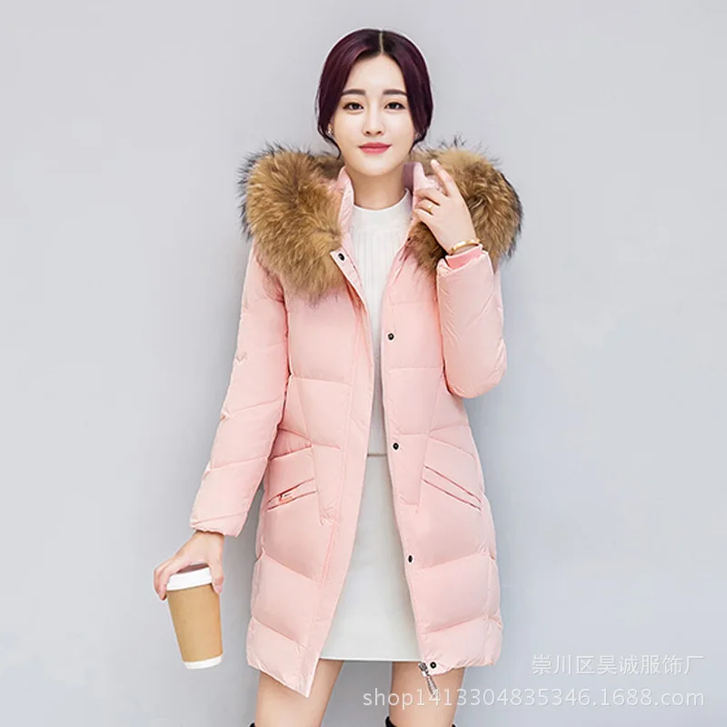 

Women's Winter Cotton Padded Jacket, New Korean Slim Cotton Padded Jacket for Women, Medium Long Cotton Padded Jacket
