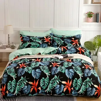 

WarmsLiving Duvet Cover Set Bed High Quality 3pcs Twin Single Full Queen King Bedding Set Duvet Cover Pillowcase Soft Bed Cover