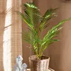 125cm plantes de palmiers tropicaux grandes Branches d'arbres artificiels en plastique faux feuilles vert Monstera pour la maison jardin chambre bureau décor ► Photo 3/6