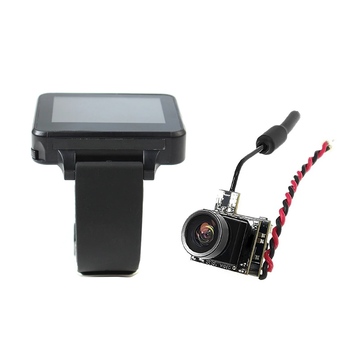 

Caddx Bettle V1 FPV Camera 800TVL 25mW 48CH 5.8G PAL with 200RC FPV Watch for DIY FPV Racing RC Drone Quadcopter Aircraft