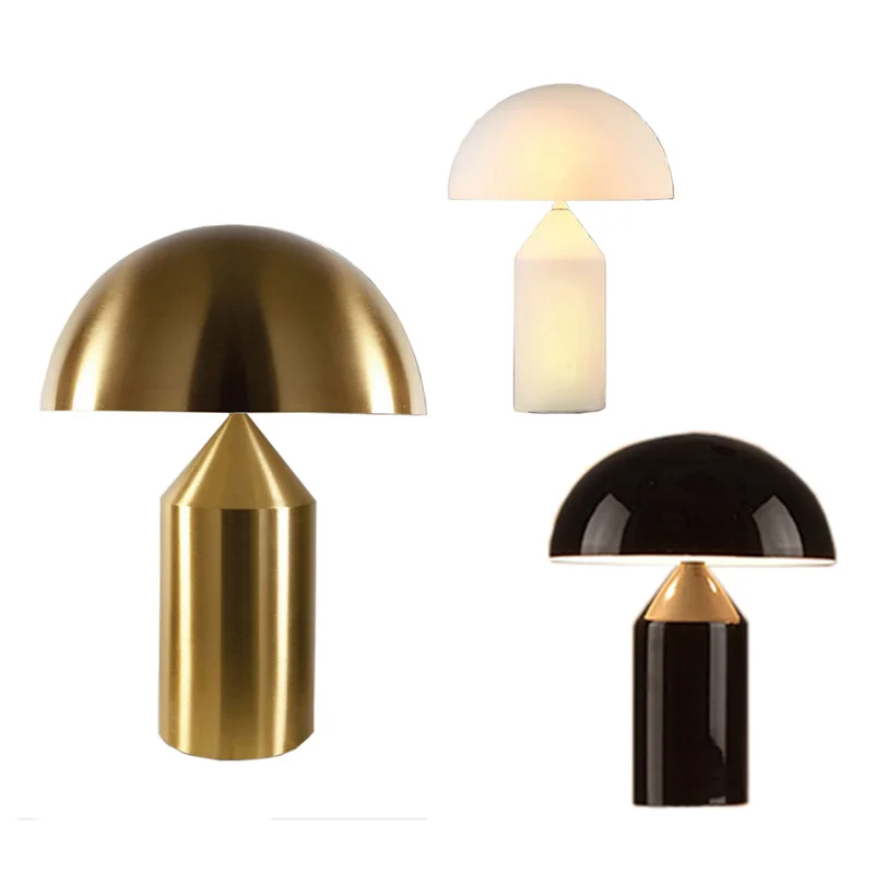 Günstig Moderne Pilz Tisch Lampe Nordic LED Schlafzimmer Nacht lampe Art deco Schreibtisch licht abajur Wohnzimmer leuchte luminaria