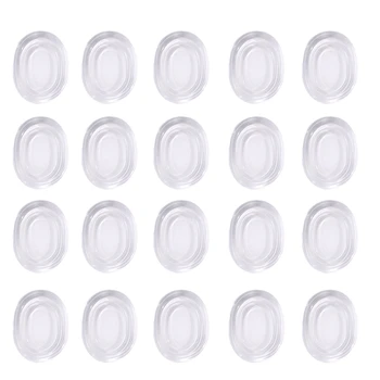 

Drum Dampeners 20 Pieces Clear Damper Gel Pads Non-Toxic Soft Drum Damper Tone Control For Your Drum