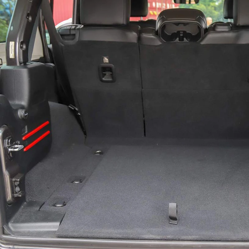 Декоративная накладка на багажник автомобиля для Jeep Wrangler JL-, накладка на заднюю коробку, аксессуары для салона автомобиля