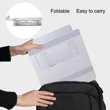 Новинка подставка для ноутбука из алюминиевого сплава Складная подставка для ноутбука пустотелая подставка для тепла
